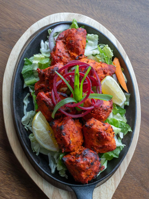 Tandoori Chicken served in MariGold Restaurant, Kilmacolm 